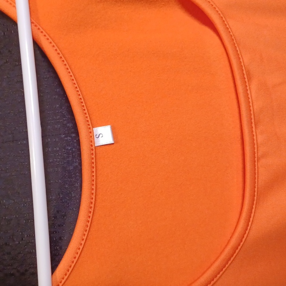 New orange long dress size S - Picture 2 of 2